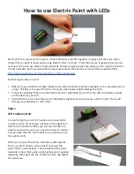 Preview for 1 page of Electroflash Resourcing Electric Paint Manual