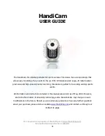 Предварительный просмотр 1 страницы ElectroFlip HandiCam User Manual