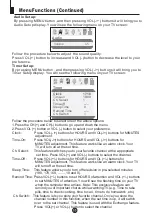 Preview for 12 page of Electrohome 13ED203R User Manual