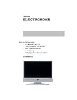 Electrohome 27E604HD User Manual preview