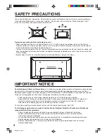 Предварительный просмотр 4 страницы Electrohome 42E900A User Manual