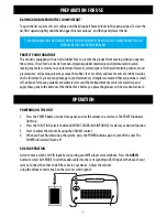 Предварительный просмотр 8 страницы Electrohome EANOS700 Instruction Manual