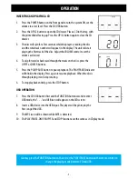 Предварительный просмотр 9 страницы Electrohome EANOS700 Instruction Manual