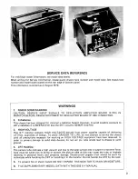 Preview for 3 page of Electrohome G05 Instruction And Service Manual