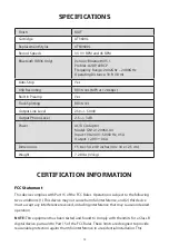 Preview for 12 page of Electrohome RR35 User Manual