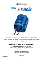 electroil Archimede IMMP1.1W-BC Operation And Maintenance Handbook предпросмотр