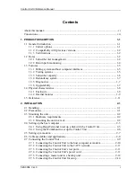 Предварительный просмотр 3 страницы Electroline Control Unit IV Reference Manual