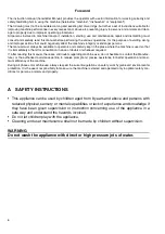 Preview for 4 page of Electrolux Professional 506048 Manual