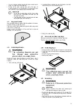 Preview for 33 page of Electrolux Professional 588000 Installation And Operating Manual