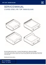 Предварительный просмотр 1 страницы Electrolux Professional A7FTEDCSI0 Service Manual