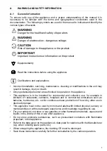 Preview for 5 page of Electrolux Professional Combi TOUCH 10 GN 1/1 User Manual