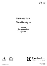 Electrolux Professional Compass Pro TD6-37 User Manual preview