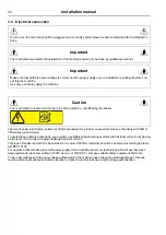 Предварительный просмотр 36 страницы Electrolux Professional IC6 48 FFS Series Installation Manual