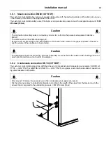 Предварительный просмотр 49 страницы Electrolux Professional IC6 48 FFS Series Installation Manual