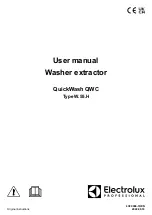 Electrolux Professional QuickWash QWC User Manual preview