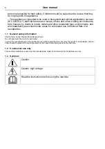 Preview for 6 page of Electrolux Professional QuickWash QWC User Manual