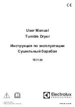 Предварительный просмотр 1 страницы Electrolux Professional TE1120 User Manual