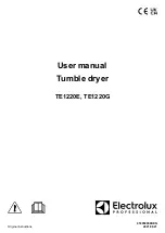 Electrolux Professional TE1220E User Manual предпросмотр