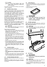 Preview for 29 page of Electrolux Professional thermaline 1/1 GN Installation And Operating Manual