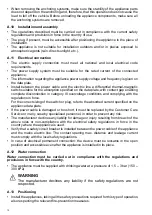 Preview for 10 page of Electrolux Professional thermaline 588440 Installation And Operating Manual