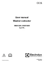 Electrolux Professional WB5130H User Manual preview