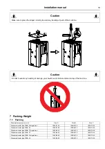 Предварительный просмотр 19 страницы Electrolux Professional WB6-20 Installation Manual