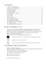 Preview for 2 page of Electrolux Professional WE 170 V User Manual