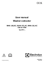 Preview for 1 page of Electrolux Professional WH6-20LAC User Manual