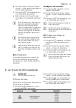 Preview for 49 page of Electrolux REX MQC325G User Manual