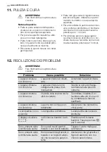 Preview for 72 page of Electrolux REX MQC325G User Manual