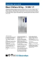 Preview for 1 page of Electrolux 10 GN 1/1 Brochure & Specs