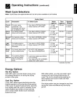 Preview for 5 page of Electrolux 100 Series Use & Care Manual