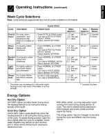 Preview for 7 page of Electrolux 100 Series Use & Care Manual