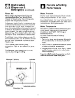 Preview for 11 page of Electrolux 100 Series Use & Care Manual