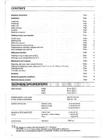 Preview for 2 page of Electrolux 1000 Series Installation And Instruction Manual