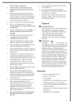Preview for 9 page of Electrolux 11 Series Operating Instructions Manual