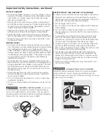 Предварительный просмотр 3 страницы Electrolux 115 V 60 Hz Washer Owner'S Manual