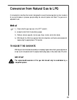 Предварительный просмотр 25 страницы Electrolux 11602 G Operating And Installation Instructions