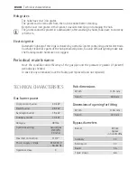 Preview for 24 page of Electrolux 12550 G-M User And Installation Instructions Manual