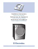 Preview for 1 page of Electrolux 134700400 Installation Instructions Manual