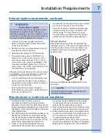 Предварительный просмотр 7 страницы Electrolux 134709300 Installation Instructions Manual