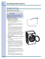 Preview for 8 page of Electrolux 137018100 Use And Care Manual