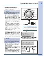 Preview for 9 page of Electrolux 137018100 Use And Care Manual