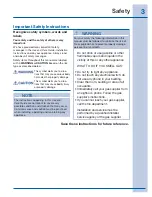 Preview for 3 page of Electrolux 137356900 Use And Care Manual
