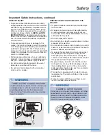 Preview for 5 page of Electrolux 137356900 Use And Care Manual
