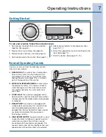 Preview for 7 page of Electrolux 137356900 Use And Care Manual