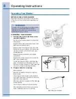 Preview for 8 page of Electrolux 137356900 Use And Care Manual