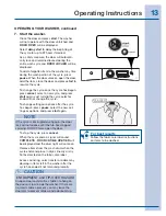 Preview for 13 page of Electrolux 137356900 Use And Care Manual