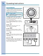 Preview for 14 page of Electrolux 137356900 Use And Care Manual