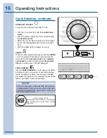 Preview for 16 page of Electrolux 137356900 Use And Care Manual